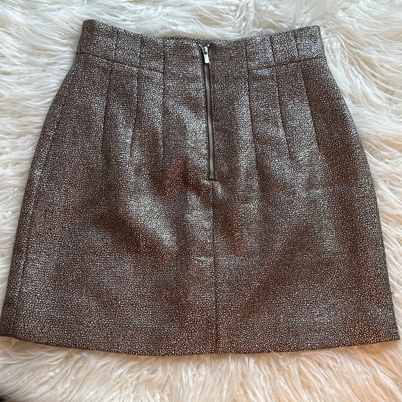 H&M Skirts Hm Glittery Mini Skirt Poshmark